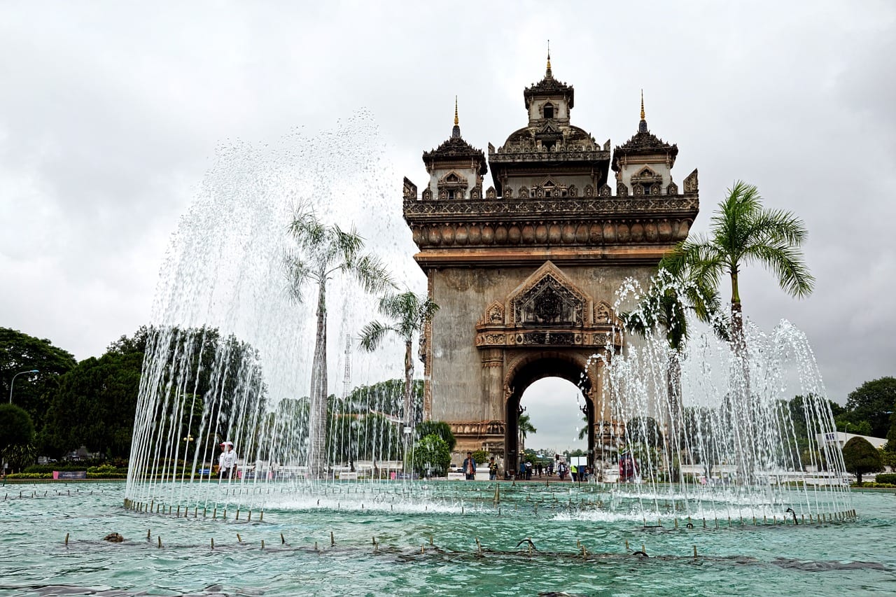 Vientiane in Laos fuses traditional and French architecture