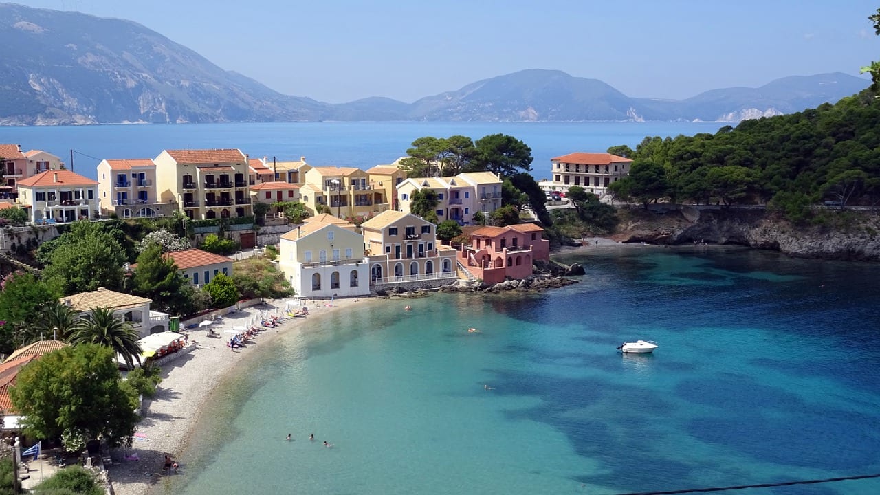 Assos Village in Kefalonia is a nice place to visit during a vacation in Kefalonia