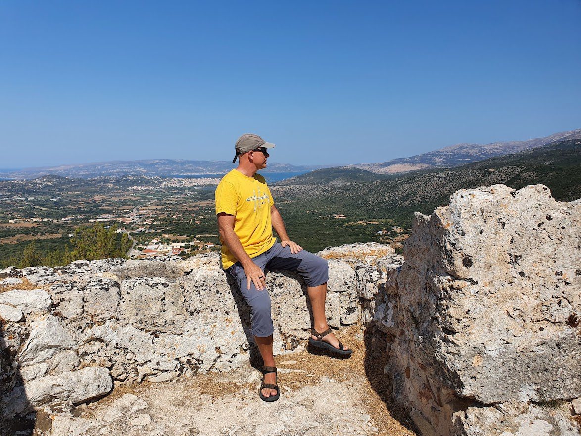Views from the castle of St George in Kefalonia