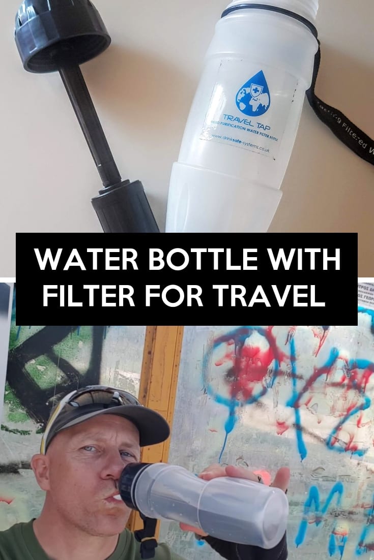 Water bottle with filter for travel - DrinkSafe Travel Tap Review