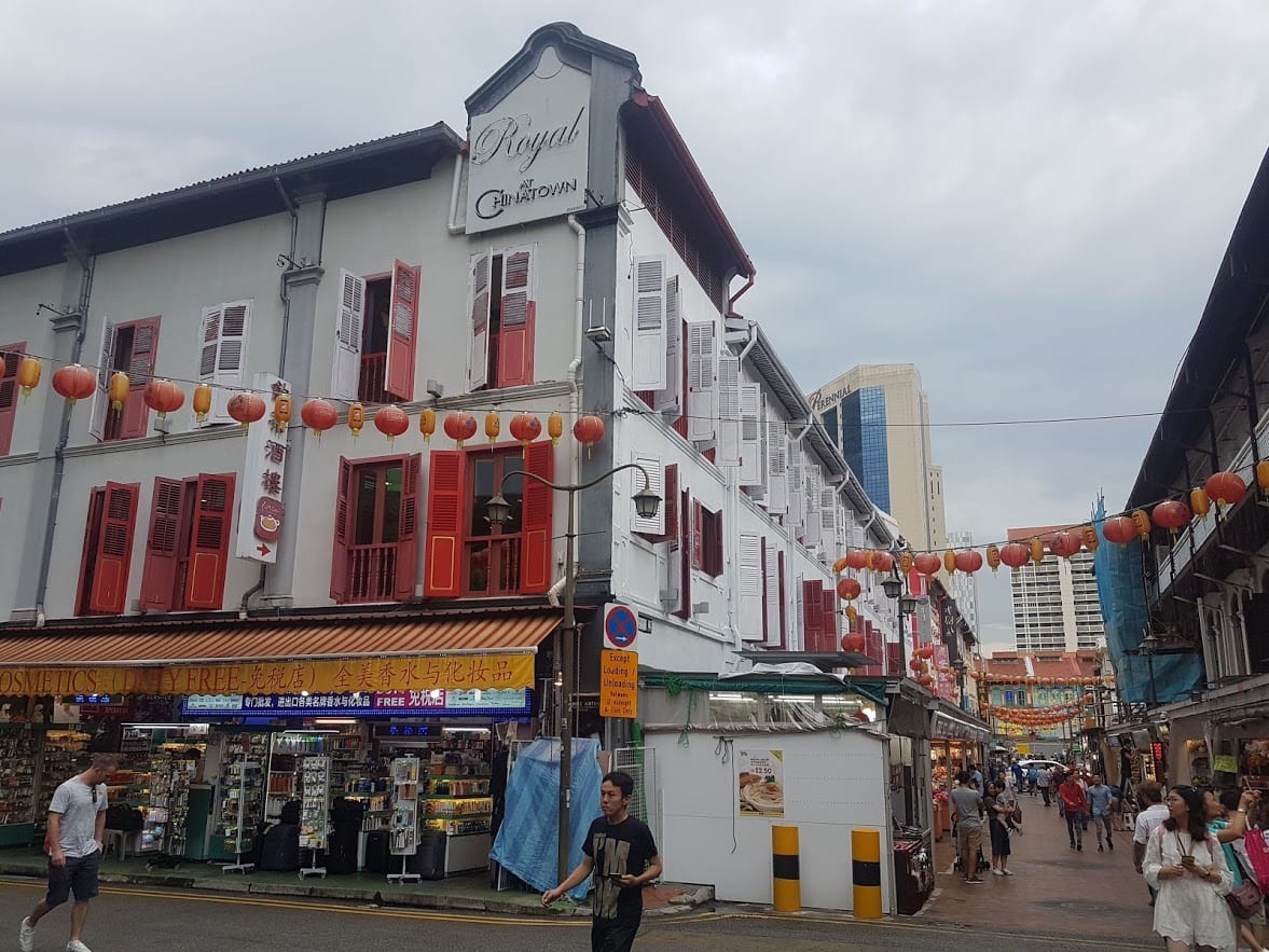 One of the streets in Chinatown, Singapore