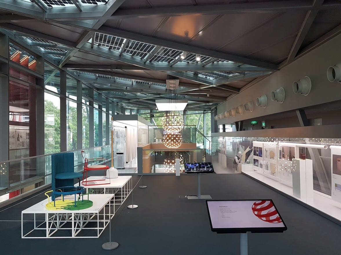 Inside the Red Dot museum in Singapore