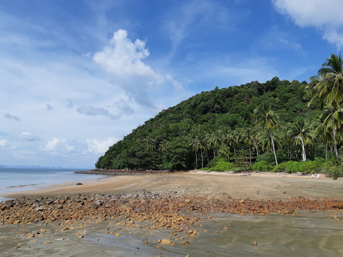Coconut beach in Koh Jum, Thailand