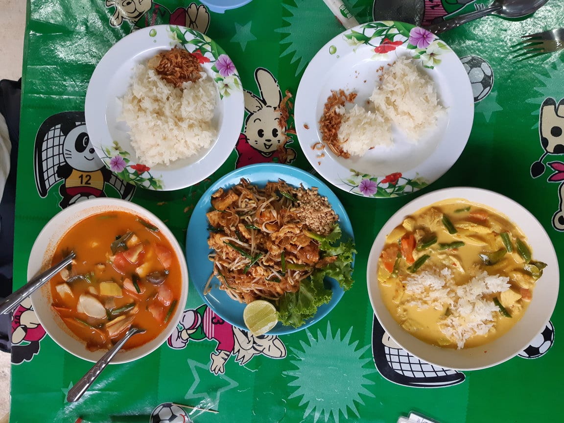 Tasty Thai food on the island of Koh Jum