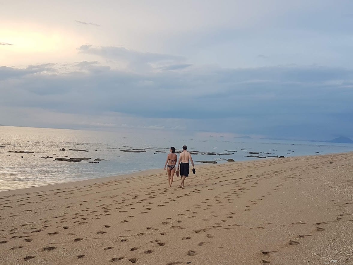 Walking on the beaches in Koh Lanta