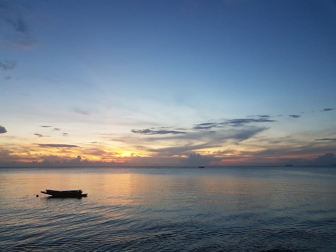 The sunset in Koh Lanta, Thailand is not to be missed!