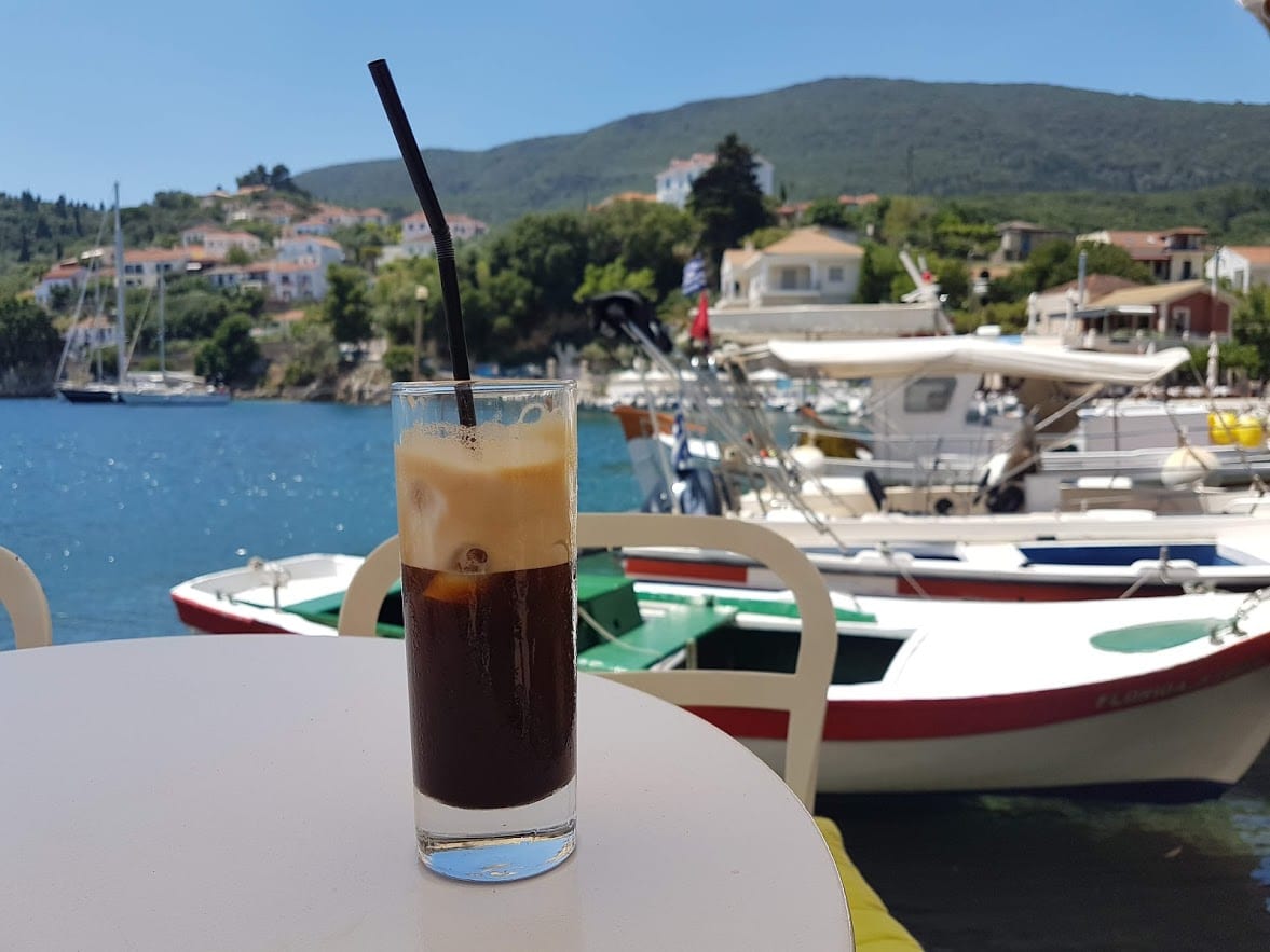 Coffee in Greece - Nothing quite beats relaxing with a cold coffee in the Greek summer!