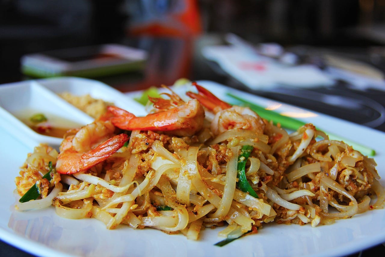Pad Thai is one of the many Thai food dishes you need to try when spending two days in Bangkok
