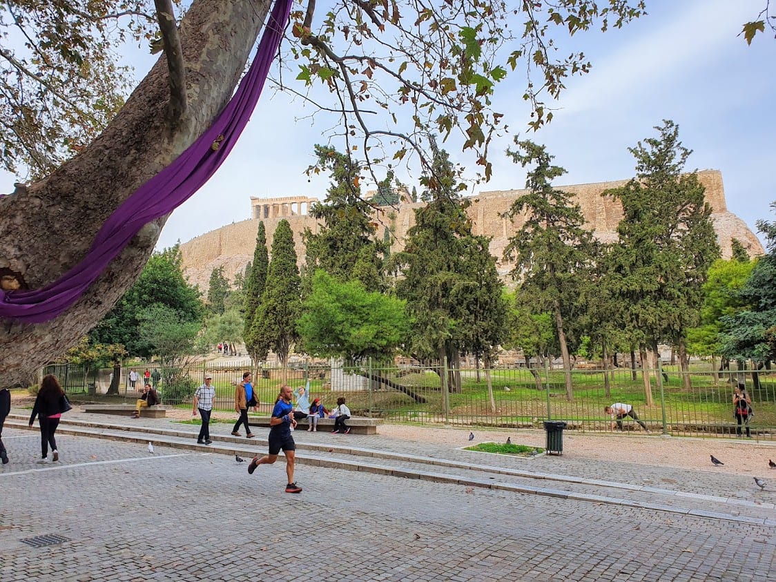 Areopagitou Street in Athens