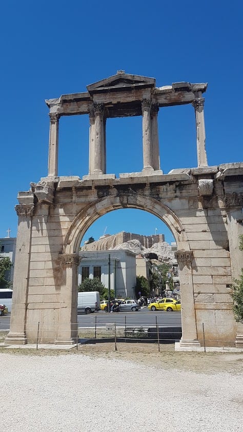 Hadrian's Arch in Athens