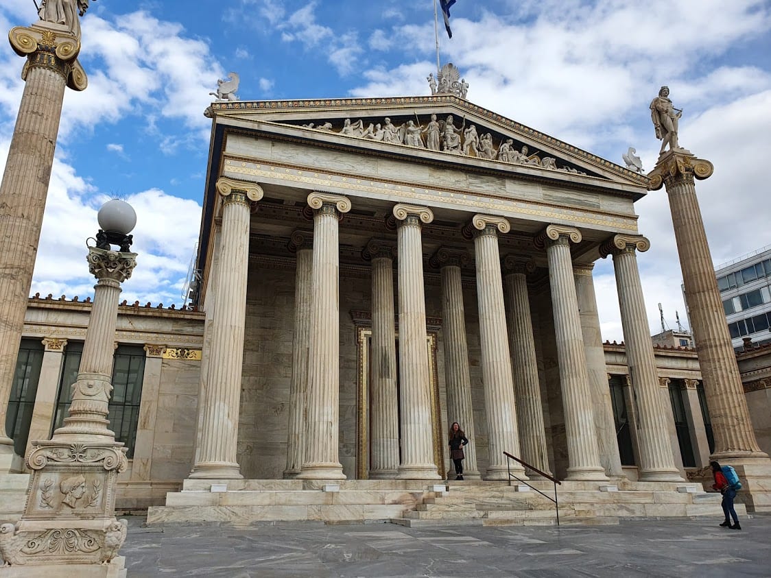 The Academy neoclassical building in Athens