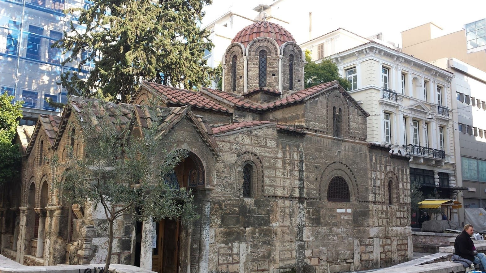 The church on Ermou street in Athens