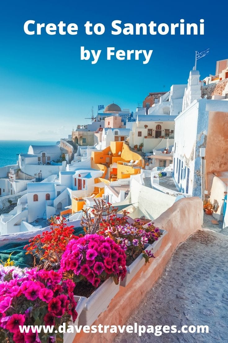 How to get from Crete to Santorini by ferry