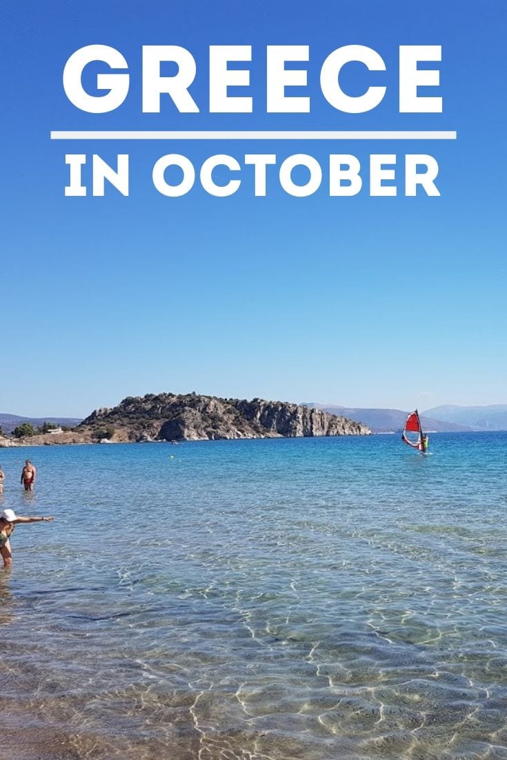 Greece in October weather and where to visit