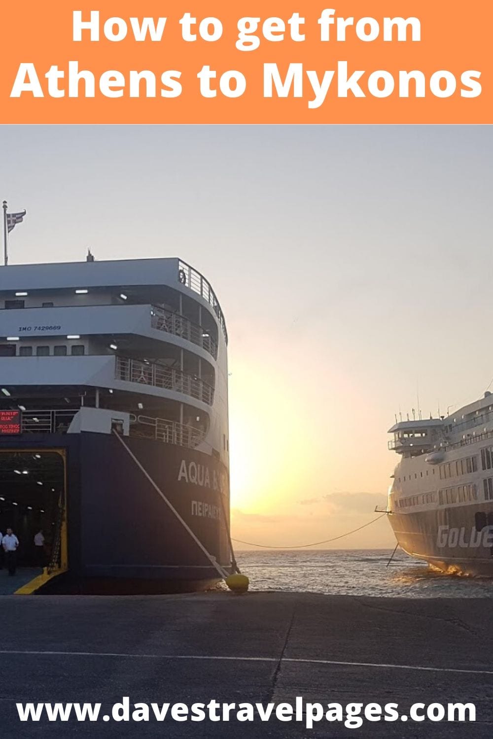 How to get from Athens to Mykonos in Greece. A complete guide to getting to the Greek island of Mykonos from Athens by plane and ferry.