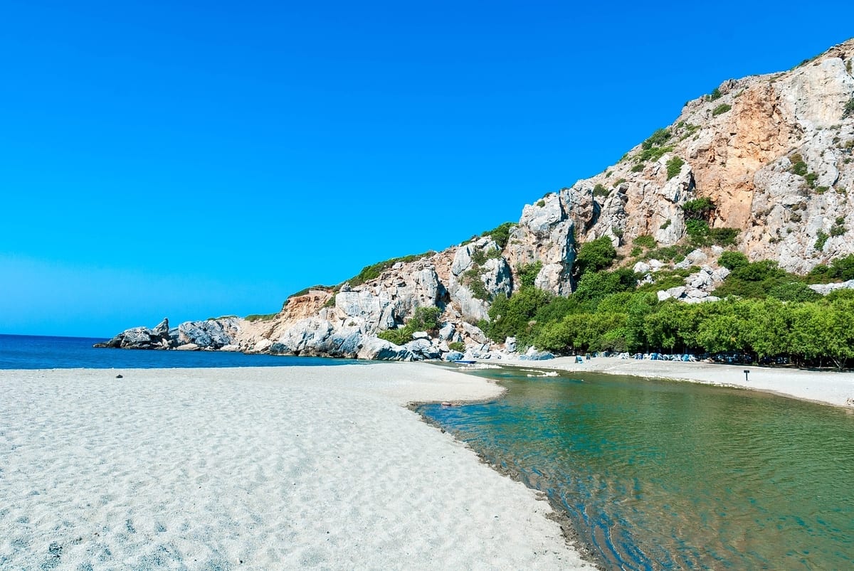 Enjoy Previli beach to yourself when visiting Crete in October