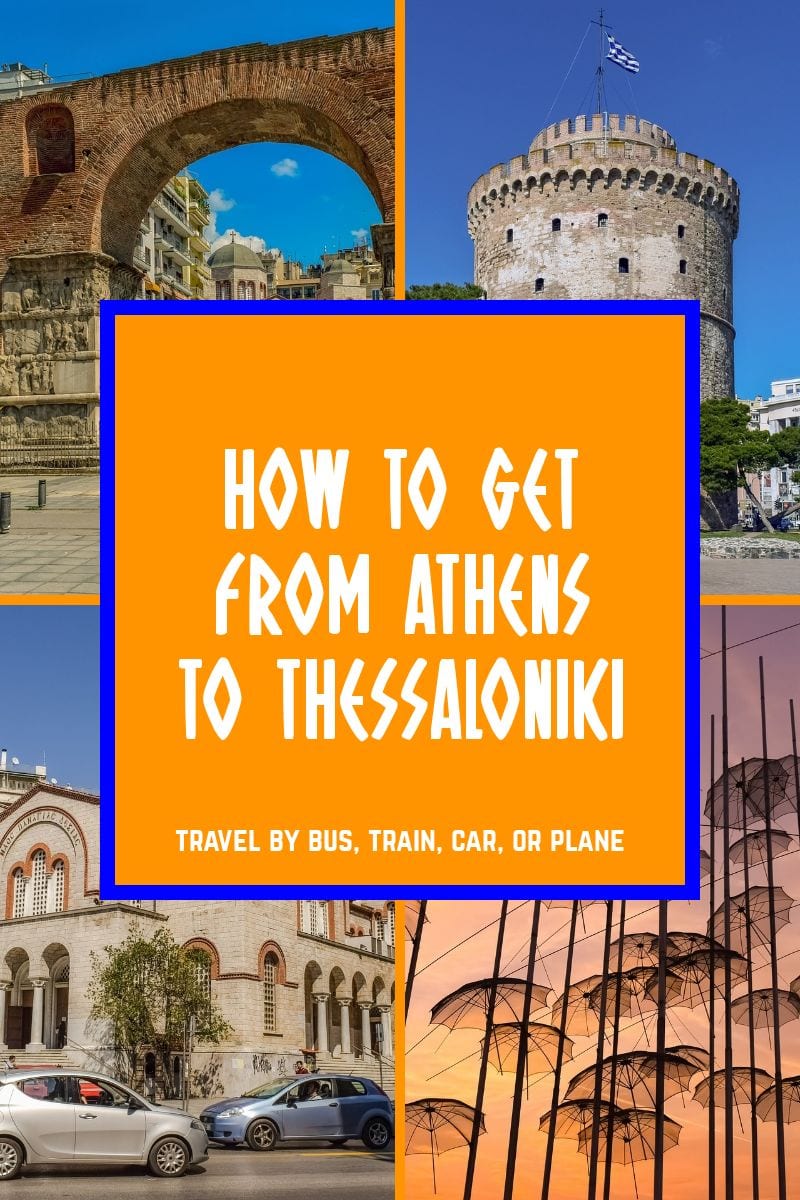A complete guide on how to get from Athens to Thessaloniki using bus, train, car and planes.
