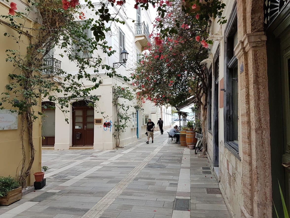 Walking through the streets of Nafplio Greece