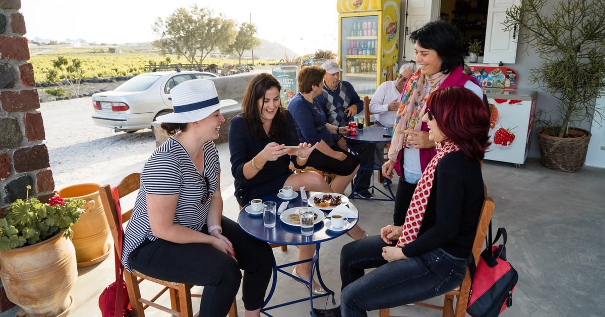 Exclusive Wine and Food Tour in Santorini