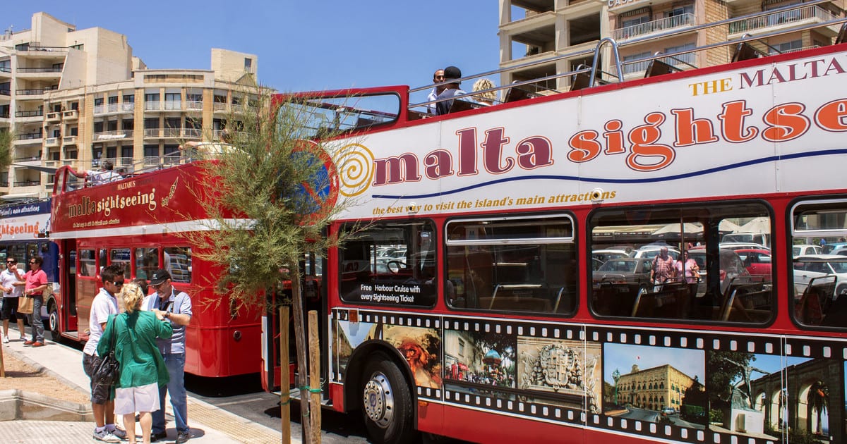 Hop-On Hop-Off Malta Bus Tour