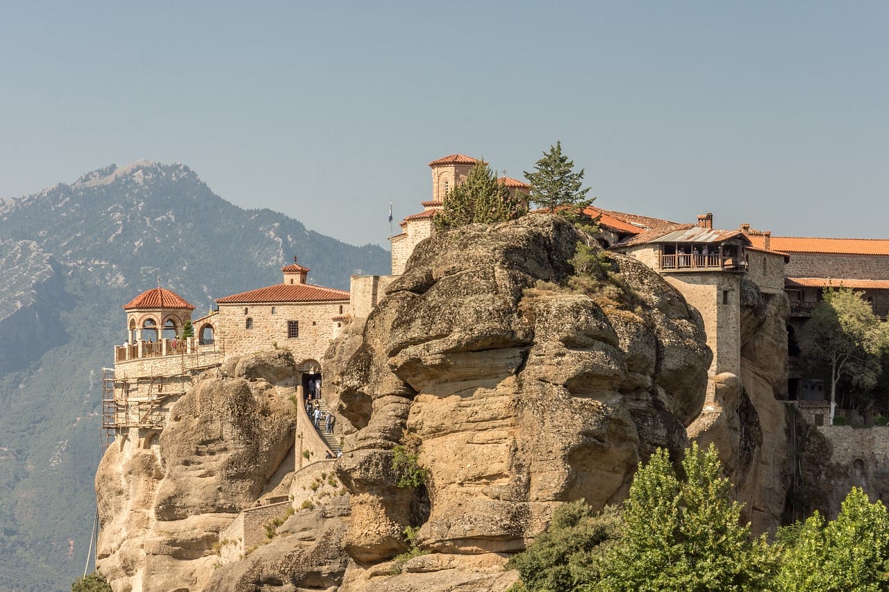 Meteora in Greece is one of 21 UNESCO World Heritage Sites in the country