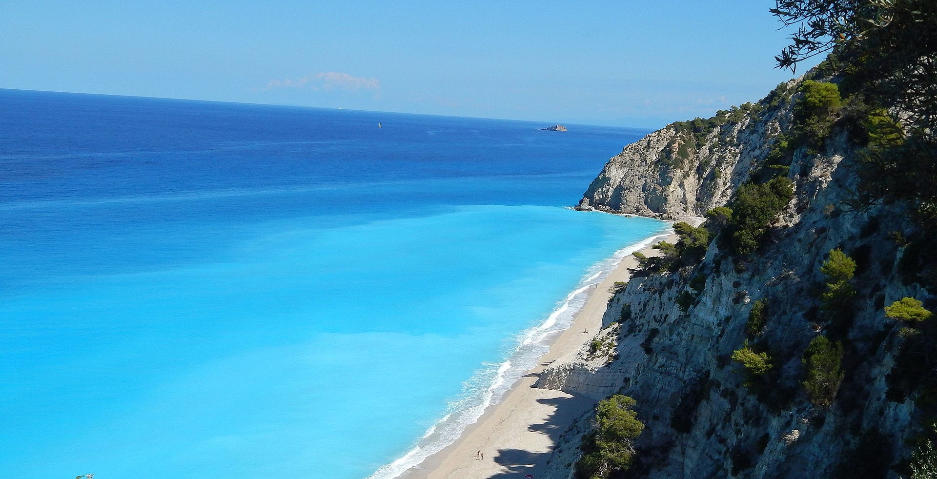 Egremni Beach in Lefkada
