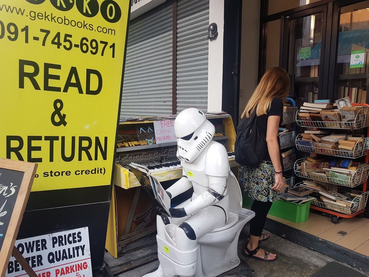 A book store in Chiang Mai Thailand