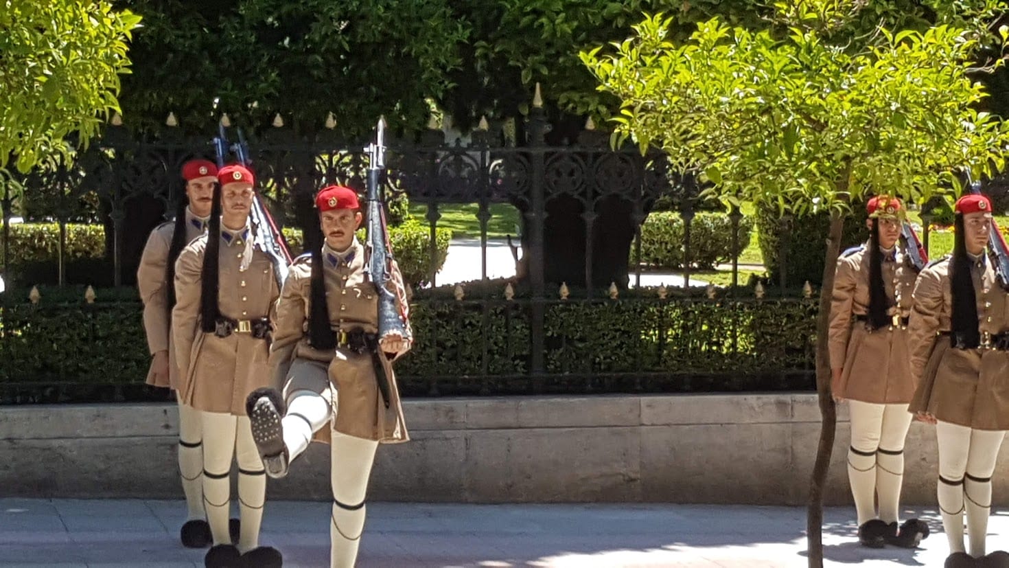Changing of the Presidential Guards in Athens Greece