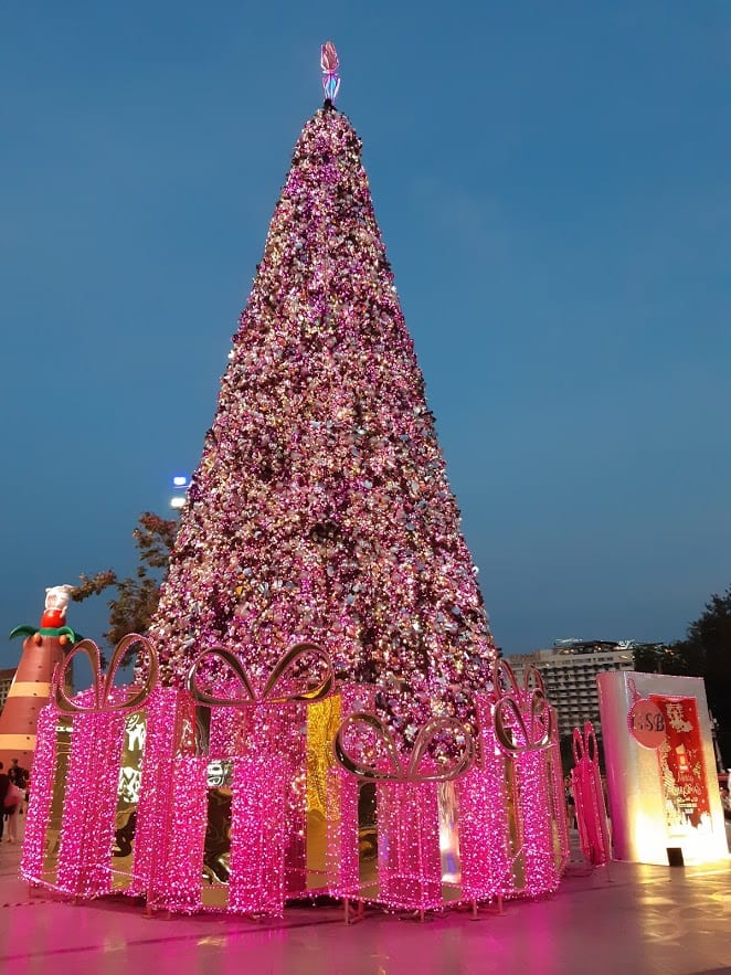 Christmas tree in Chiang Mai Thailand