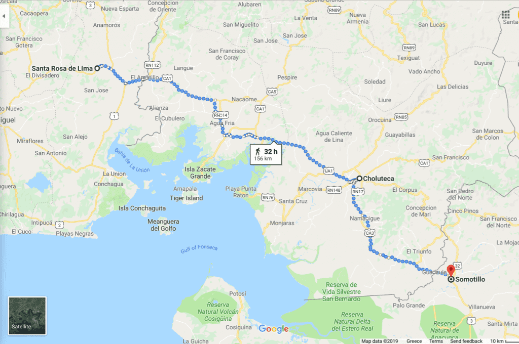 Cycling in Honduras