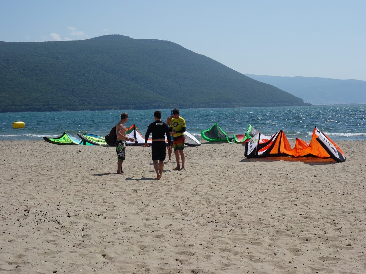 Kite surfing in Lefkada