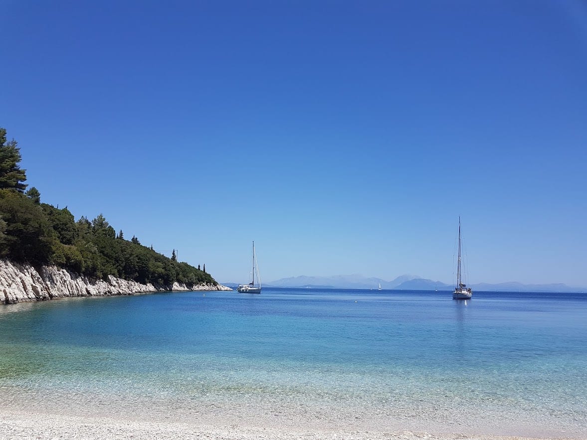 Near Frikes village in Ithaca island Greece