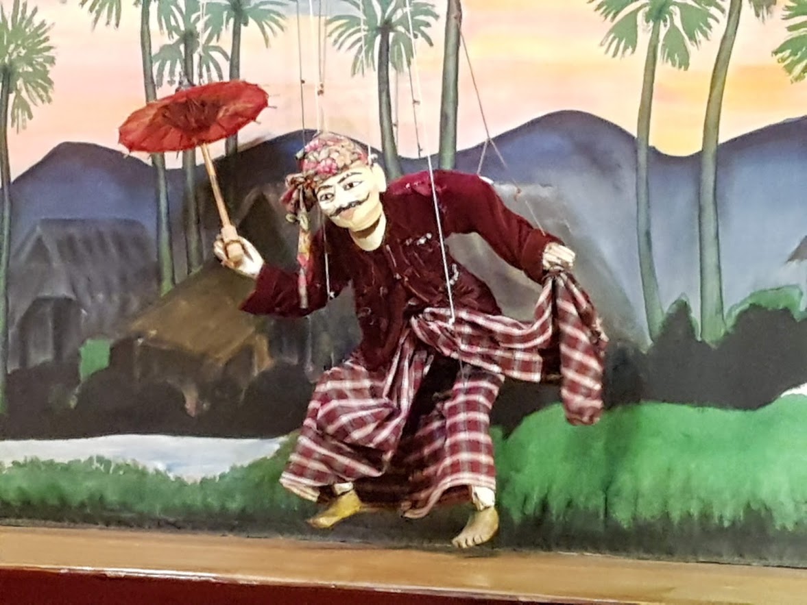 The puppet show at Inle Lake