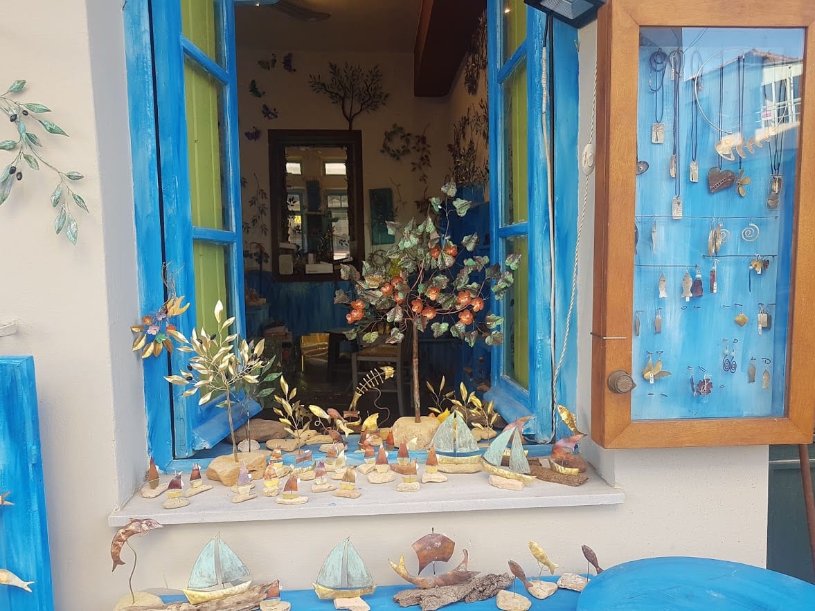 A shop window in Vathy Ithaca