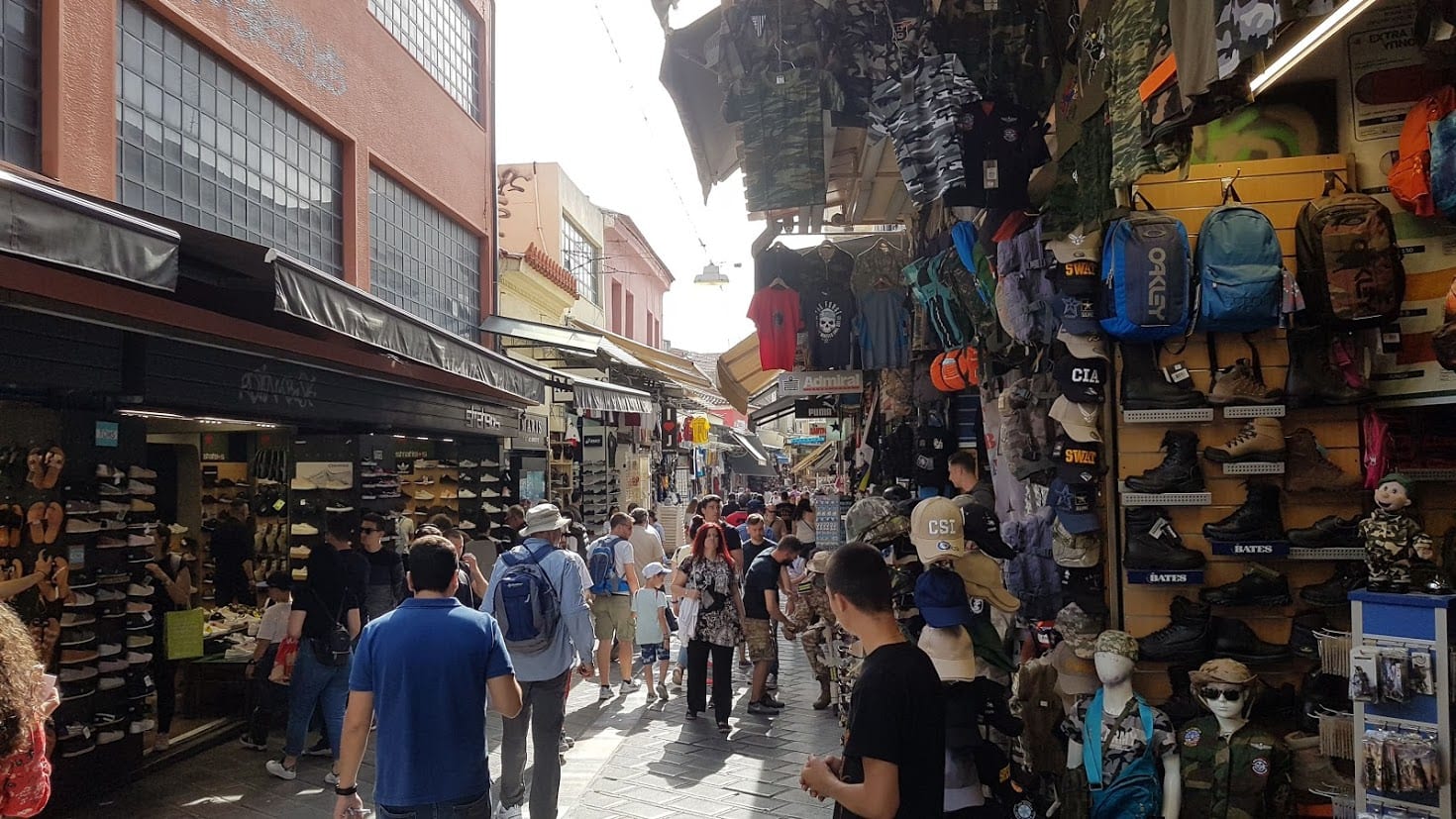 Shopping in Monastiraki flea market