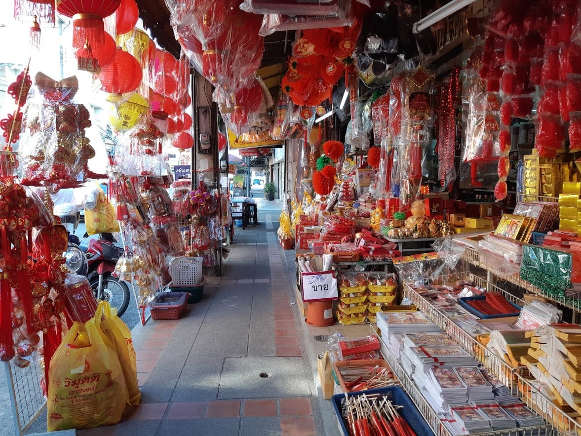 Side street in Chiang Mai Thailand