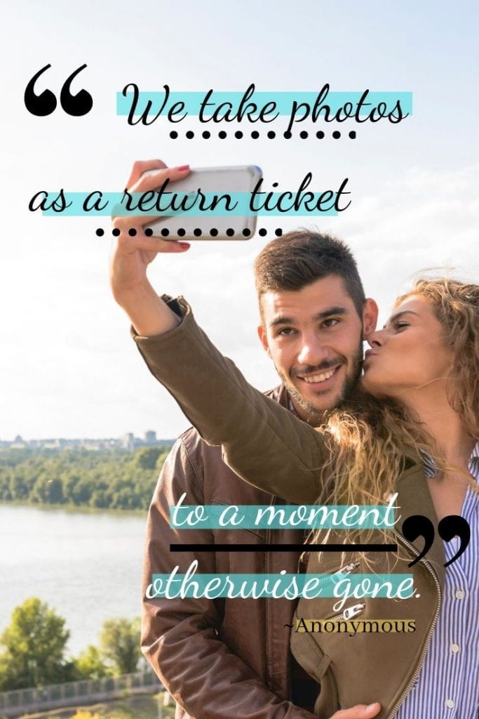 We take photos as a return ticket to a moment otherwise gone.