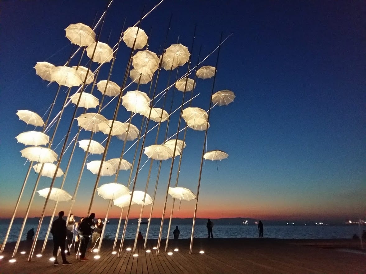 The umbrellas in Thessaloniki are quickly becoming one of the city's must-see attractions
