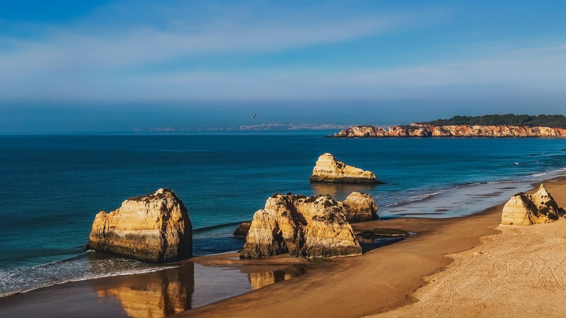 The Algarve of Portugal has some beautiful beaches to enjoy in winter