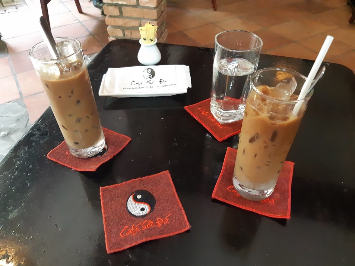 Enjoying the coffee culture in Saigon, Vietnam