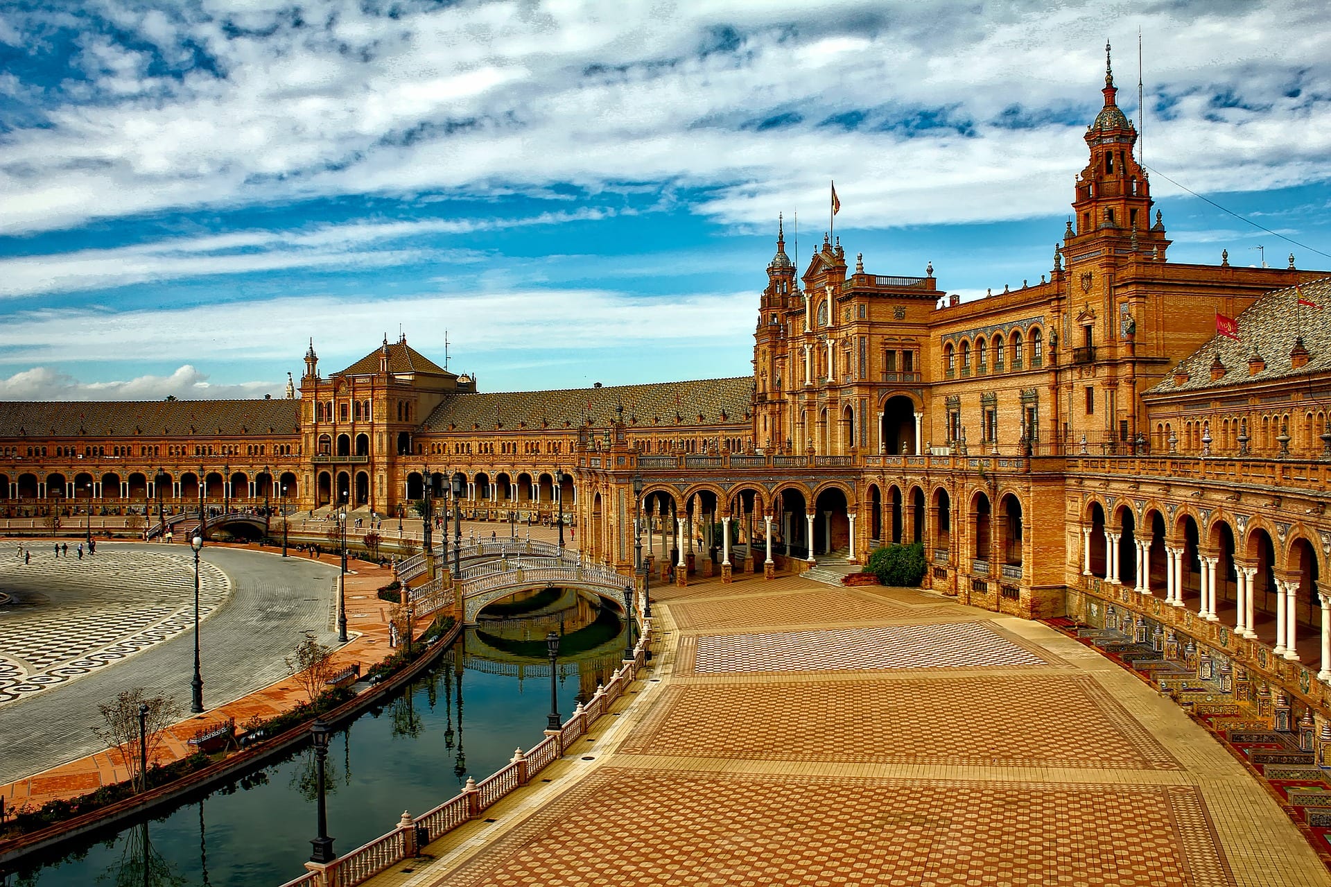 The Plaza in Seville, Spain