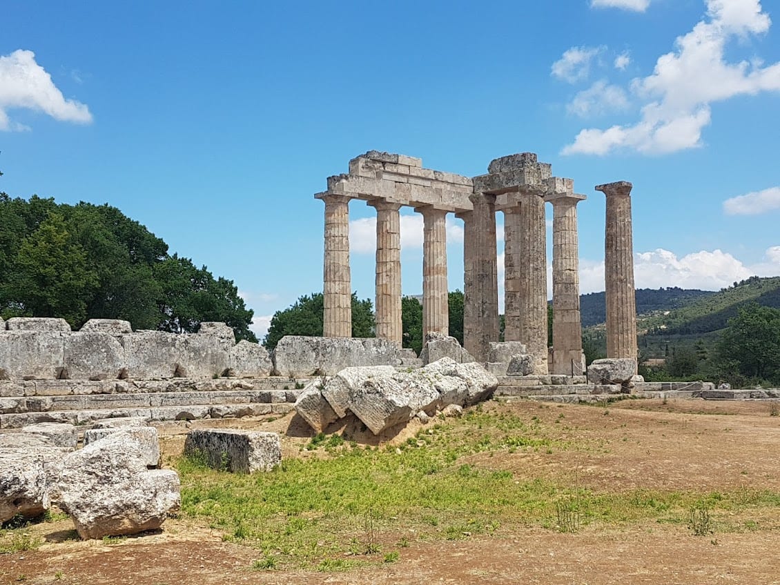 The archaeological site of Nemea in the Peloponnese