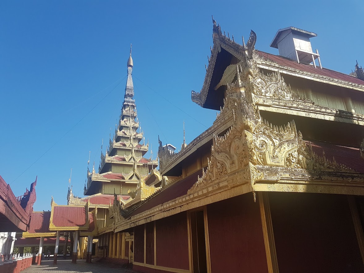 Inside Mandalay Palace in Myanmar