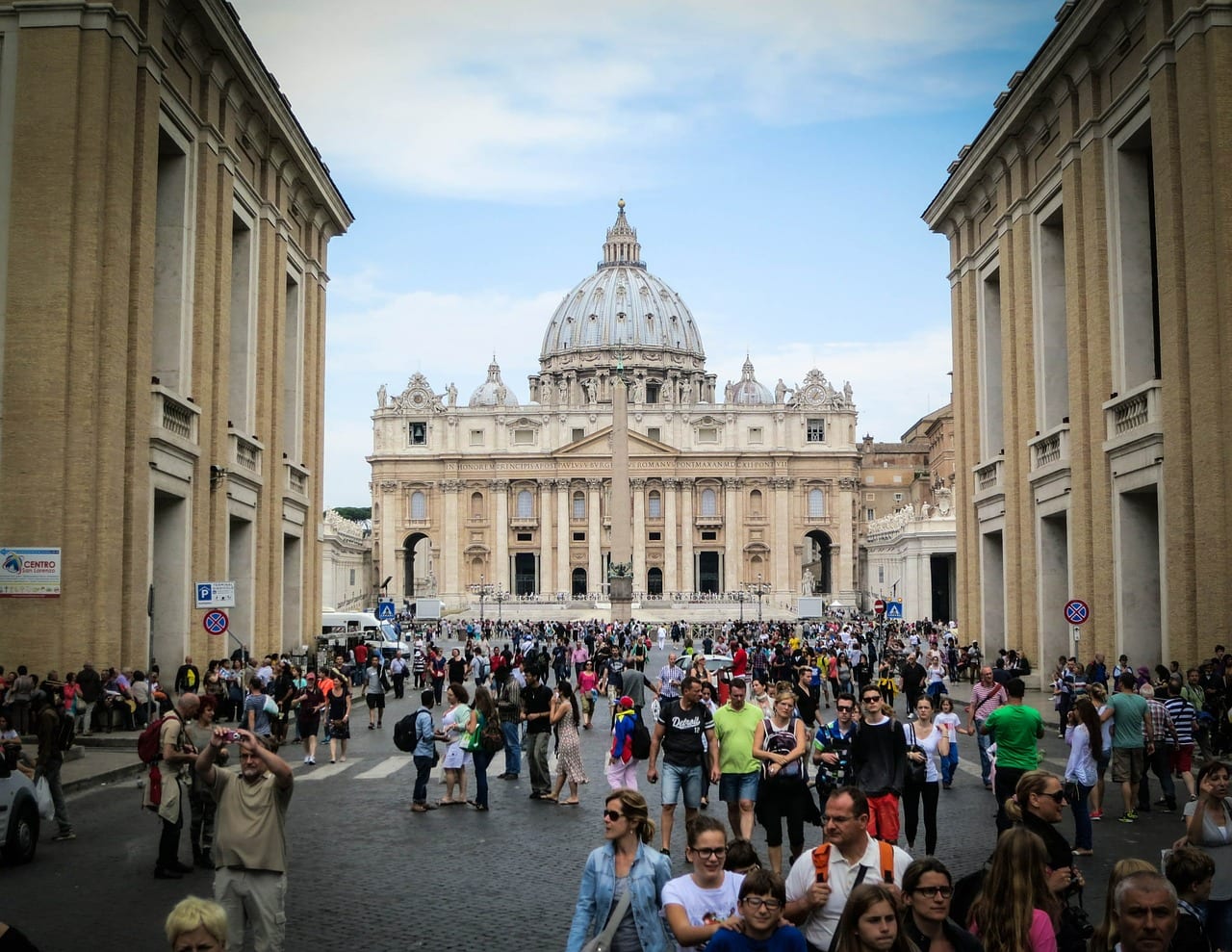 Expect lots of people inside the Vatican