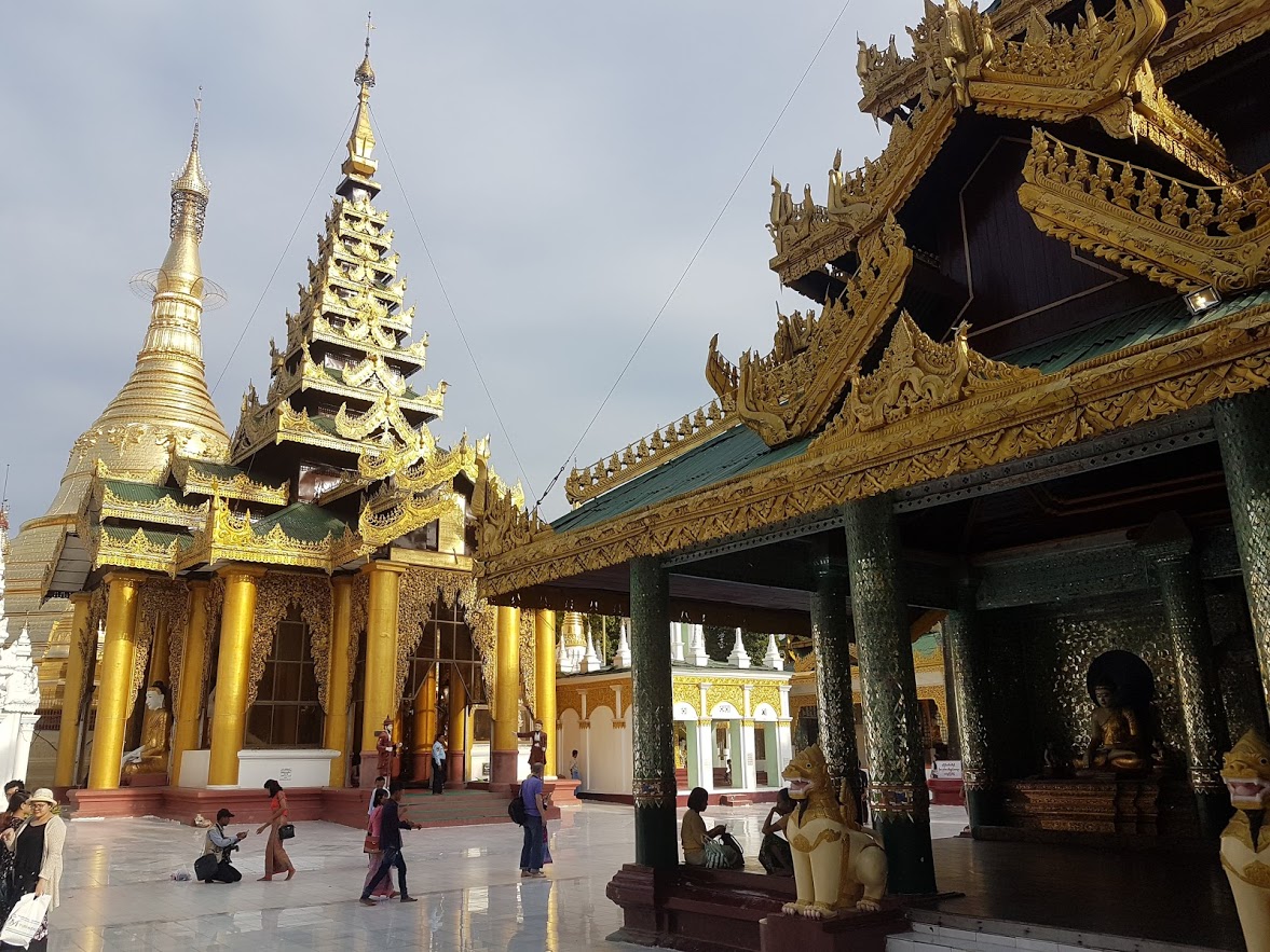 Schwedagon Pagoda in Myanmar