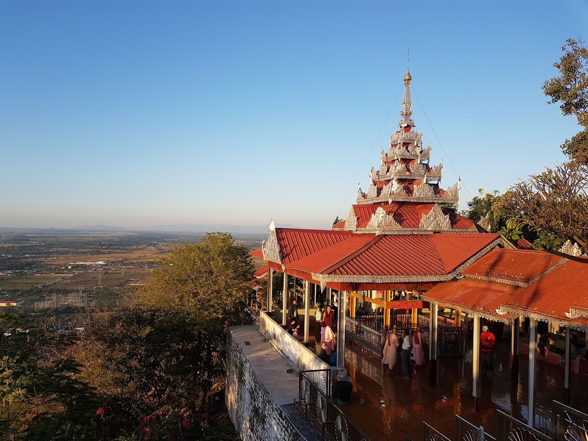 There are great views from the Su Taung Pyae Pagoda in Myanmar