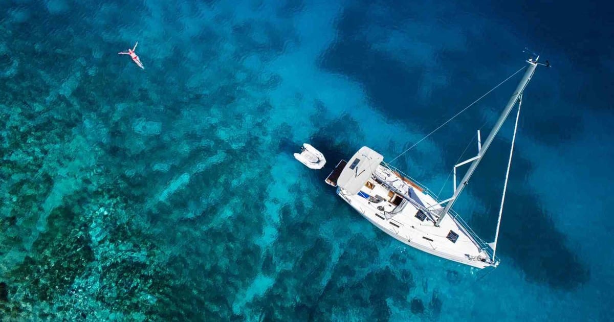 From Souda Port of Chania: Private Sailing Cruise with Meal