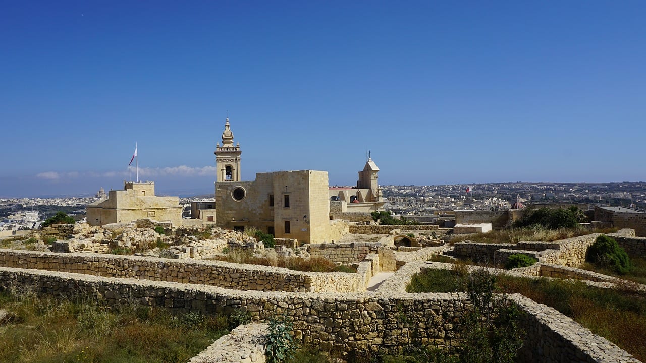 Victoria citadel in Malta