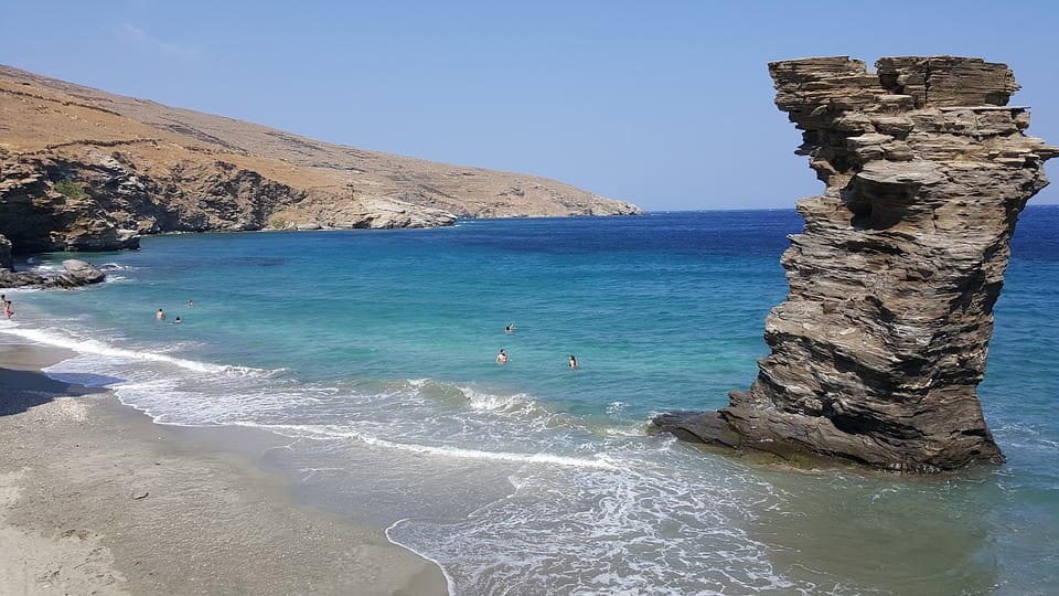 Andros island in Greece has some incredible beaches to choose from