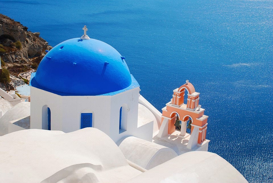 Santorini in Greece